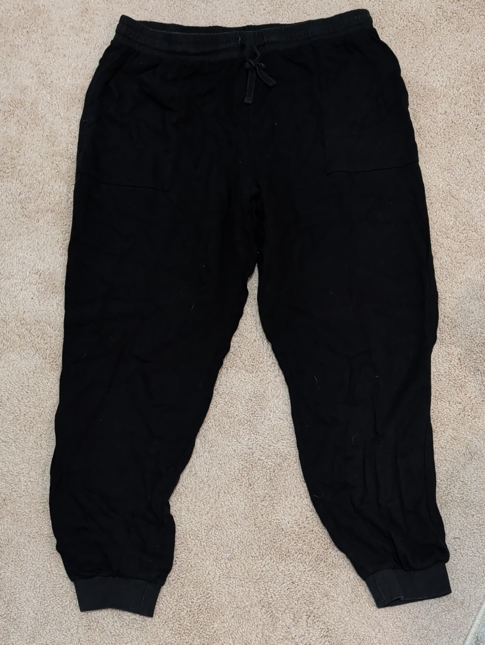 Splendid Women's Black Joggers with Drawstring